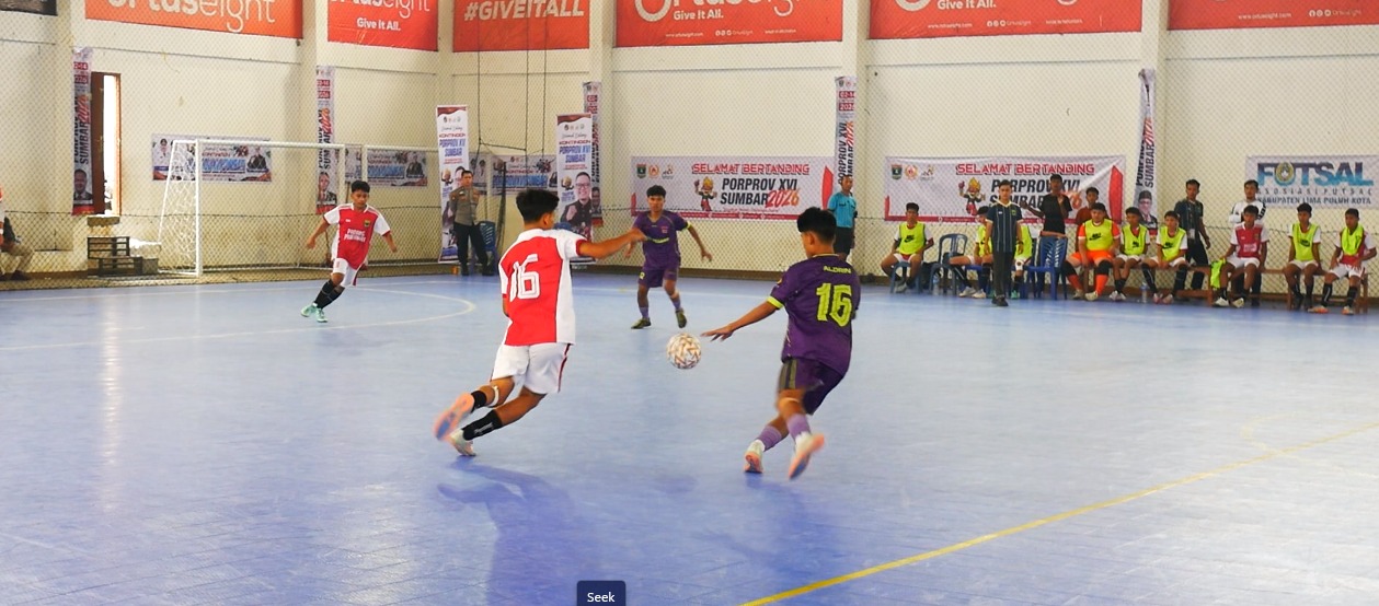 Futsal Kota Padang vs Padang Pariaman (Foto:Minangsatu)